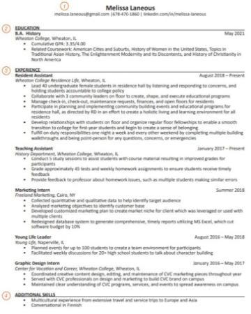 Resume Format Matters Sample Resume