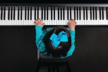 CSA Student Playing Piano 