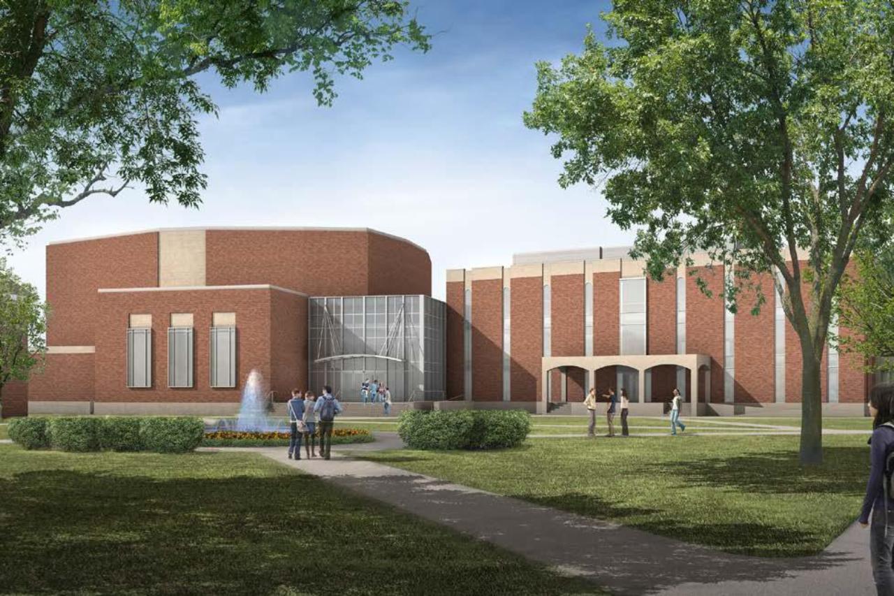 Armerding Center for the Performing Arts Rendering Wheaton College IL