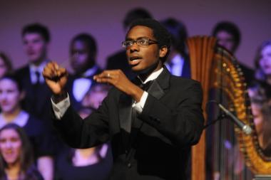 Shawn Okpebholo Conducting at Wheaton College IL