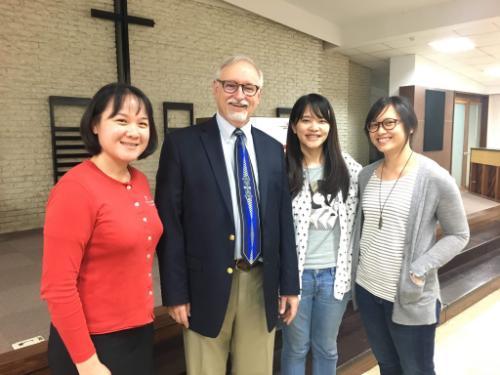 Wheaton staff, faculty, and students in Taiwan