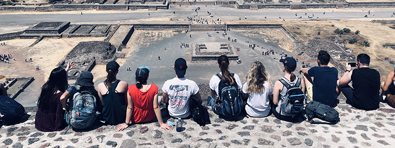 800x300 Students sitting together viewing