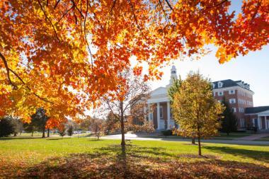 Billy Graham Hall in Autumn