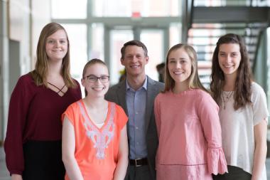 Dr. Scott Ickes and Student Researchers
