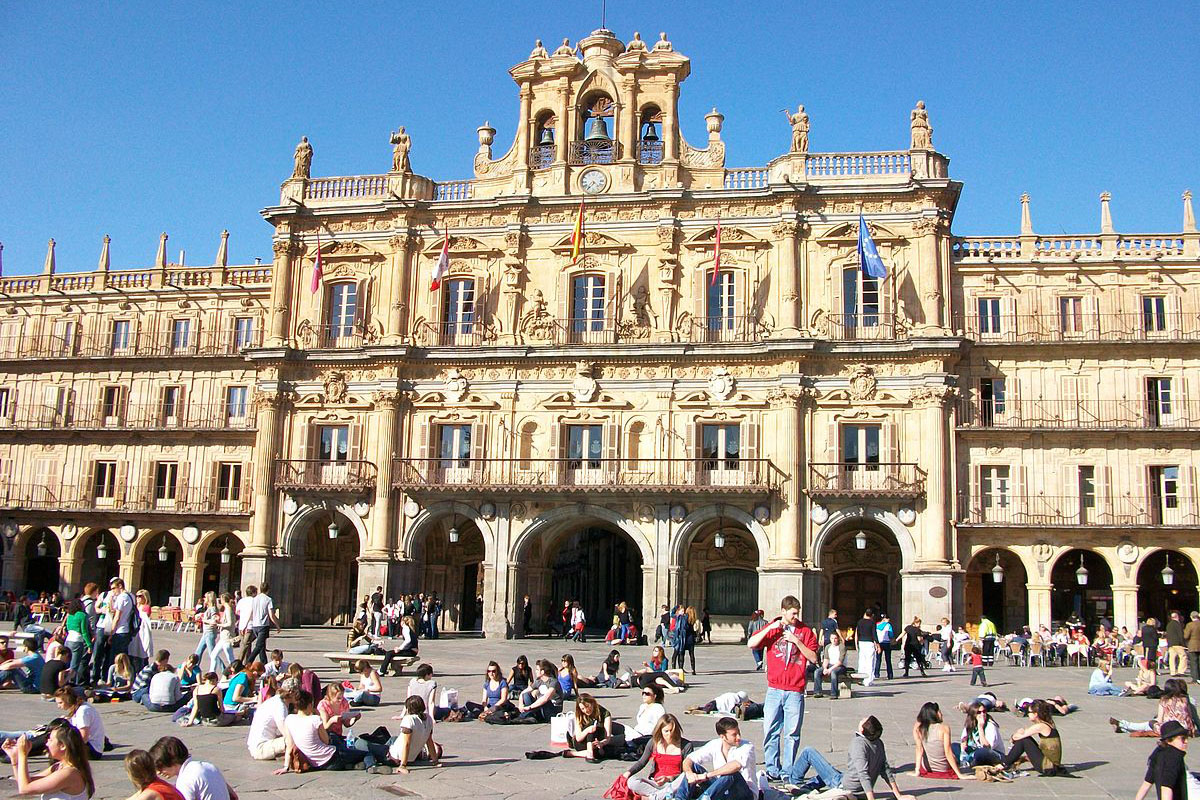 Cathedral in Spain with Wheaton College students