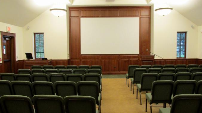 Bakke Auditorium interior