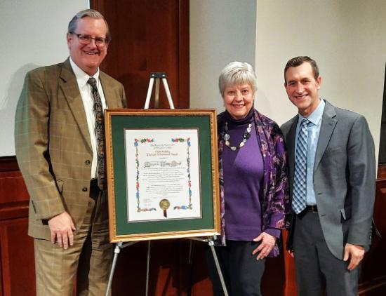 Marjorie Lamp Mead with Philip Ryken and Jim Beitler