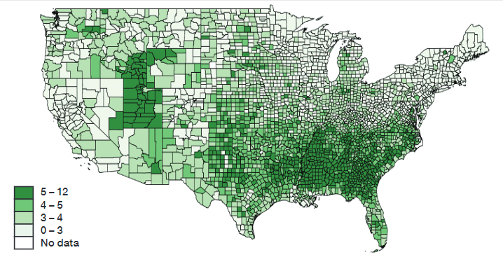 generosity - giving as a percentage of AGI